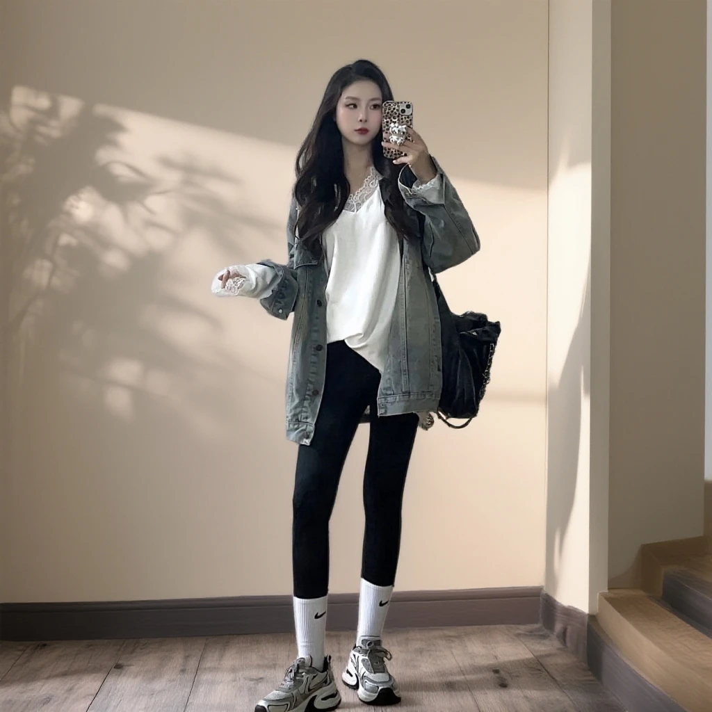 2025新款高腰弹力显瘦鲨鱼裤瑜伽裤提臀收腹裤塑形裤美腿显瘦打底