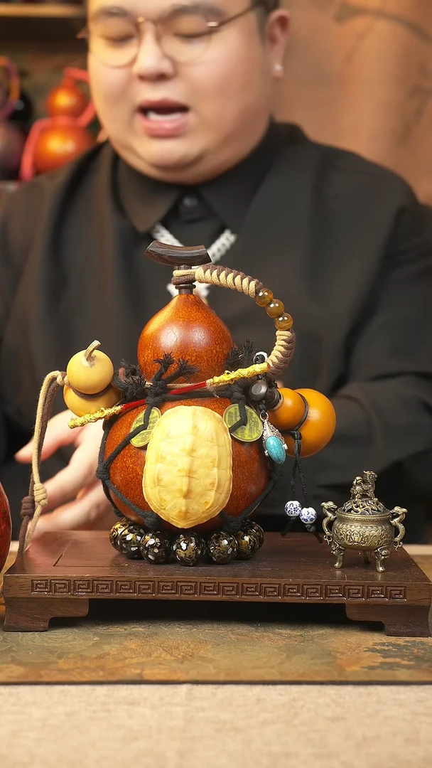 【闪购商品】164大漆葫芦一物一拍记葫堂出品