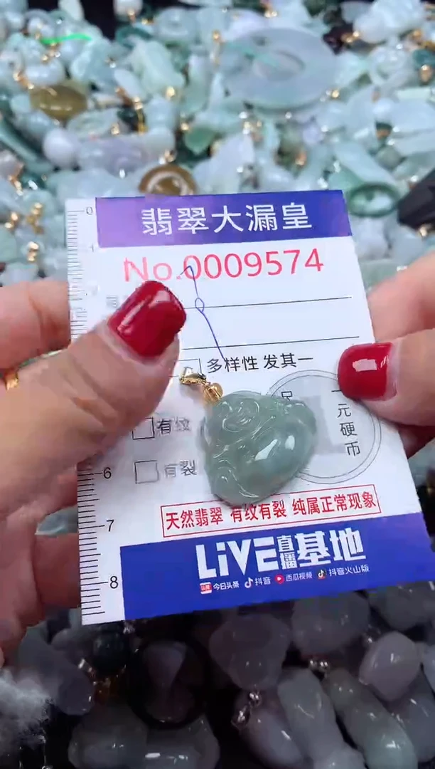 颈饰未镶嵌翡翠9574