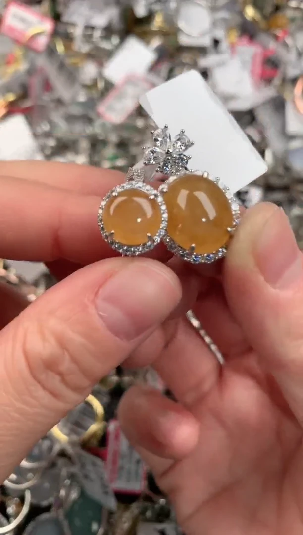 银S925镶嵌戒指翡翠888                6