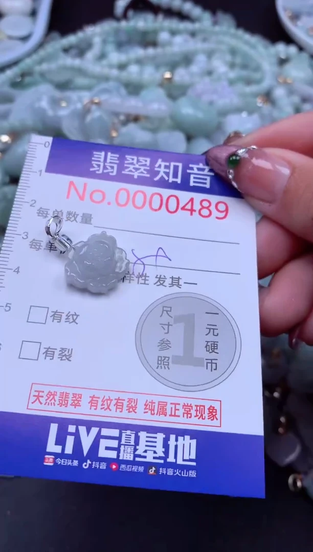 吊坠(不含链)未镶嵌翡翠489