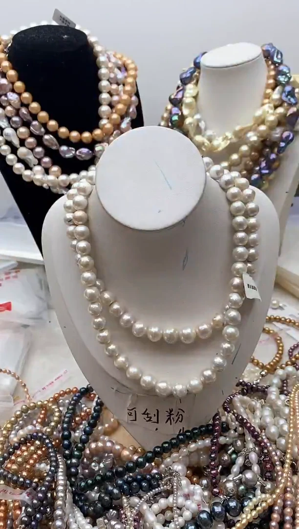 【闪购商品】淡水珍珠颈饰钛钢121