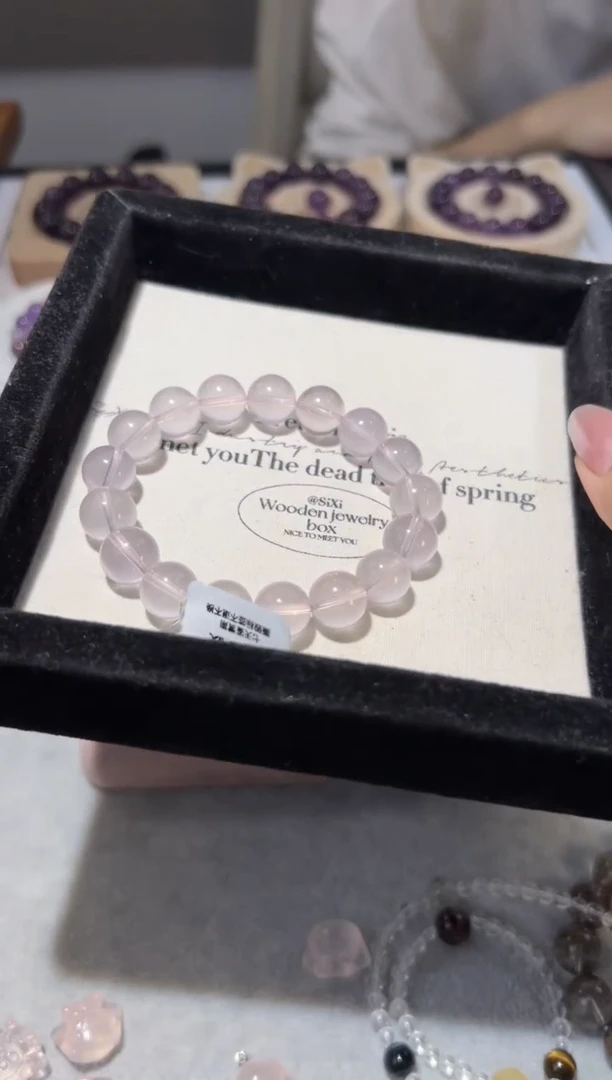 芙蓉石手链未镶嵌莫粉11mm手串