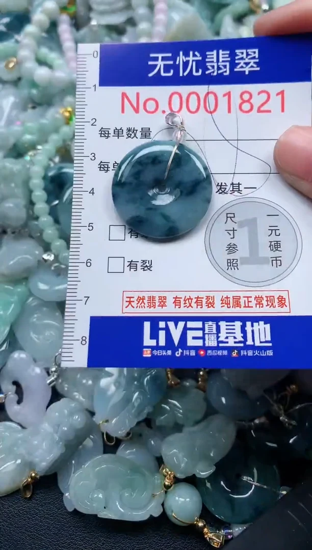 颈饰未镶嵌翡翠1821