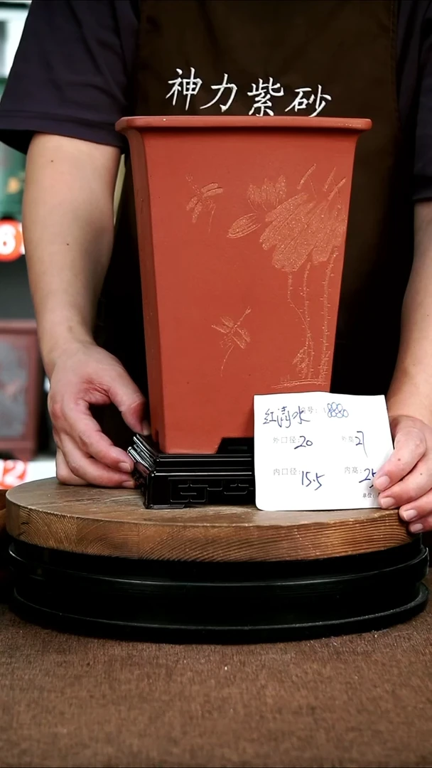 紫砂花盆花卉园艺8880+S