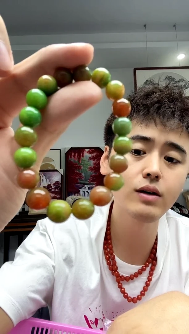 玛瑙/玉髓颈饰未镶嵌盐源玛瑙手串卡10