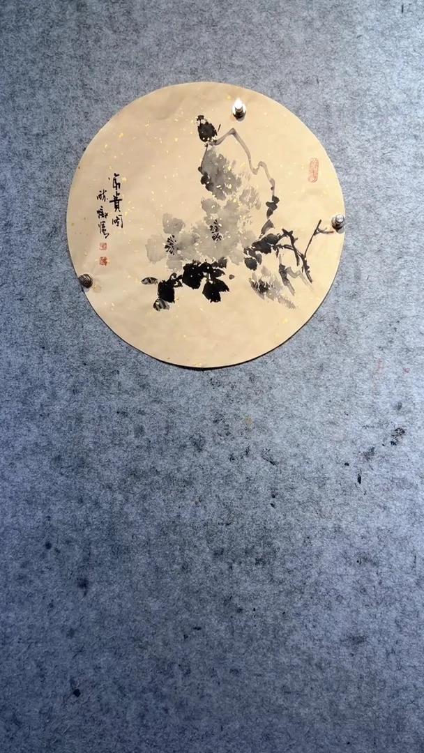 国画布**子张自学水墨国画50
