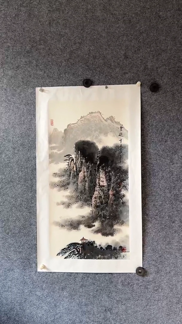 国画国画王生意山水