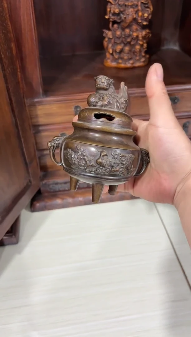 木铜质香炉11111