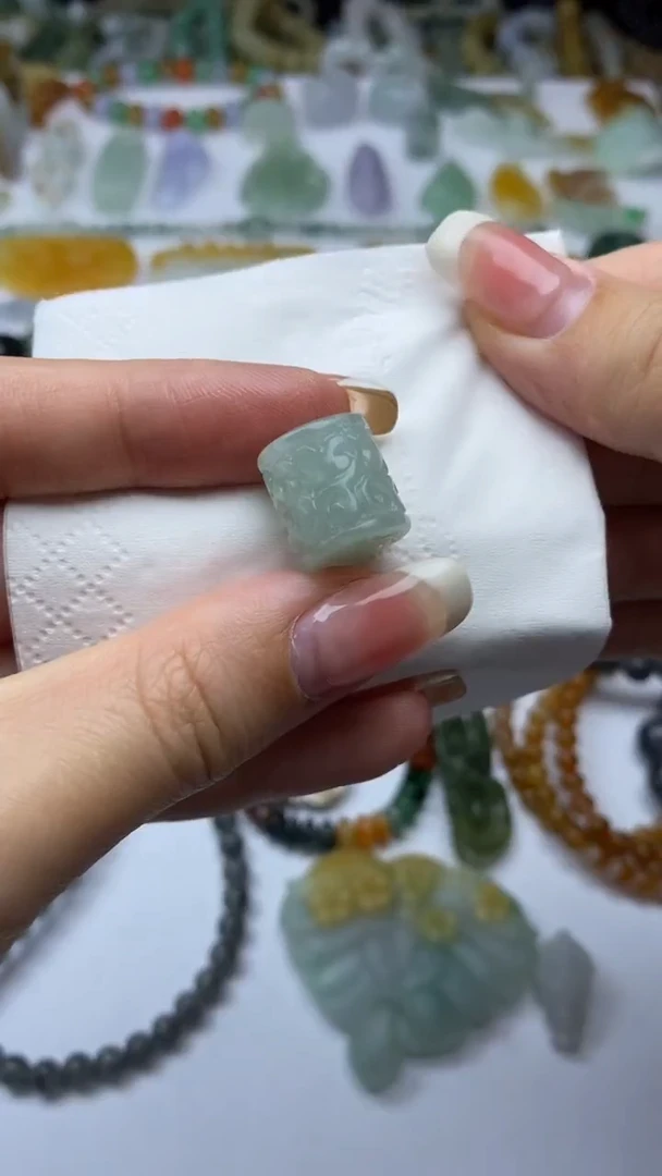 未镶嵌定制翡翠毛货定制不退不换