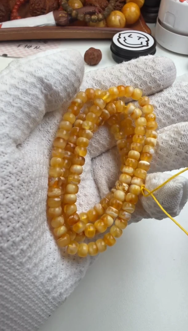 蜜蜡项链未镶嵌蜜蜡