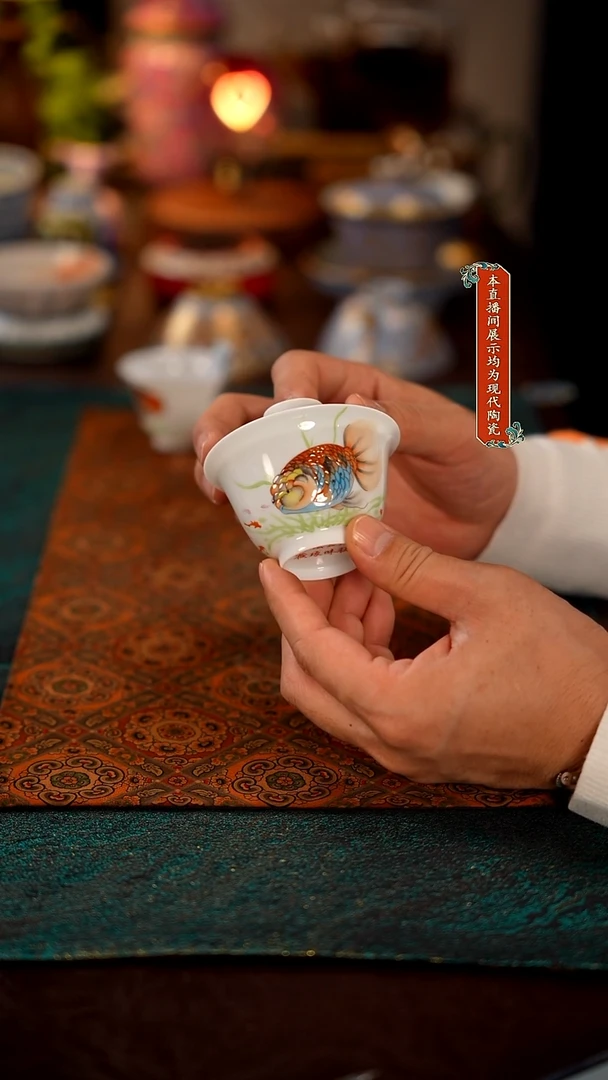 瓷片景德镇精美茶器7373