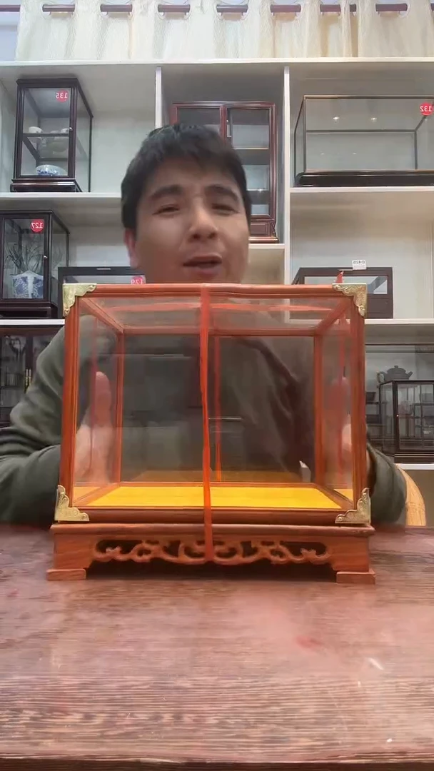 花梨木类孤品玻璃罩414