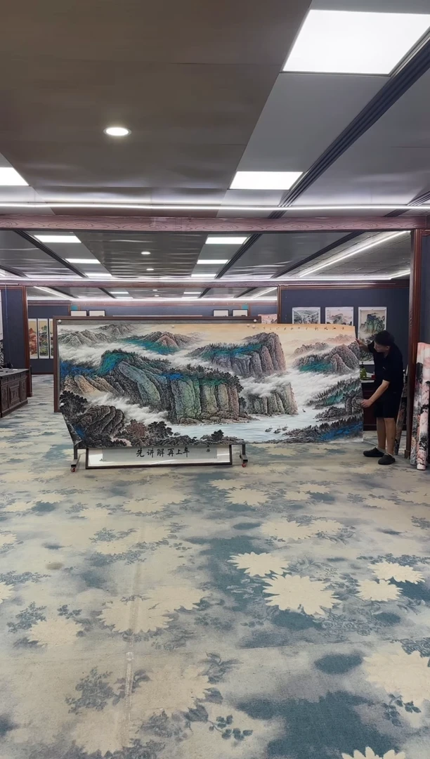 国画Z张伦玉-山水国画-大丈二