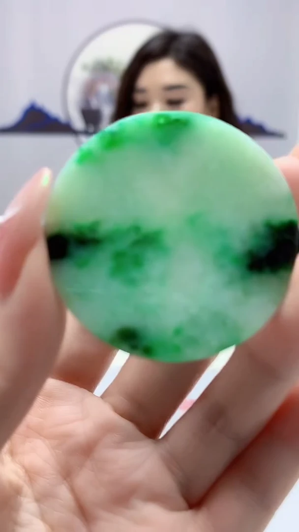 【闪购商品】定制翡翠未镶嵌4829DD-毛货挂件483