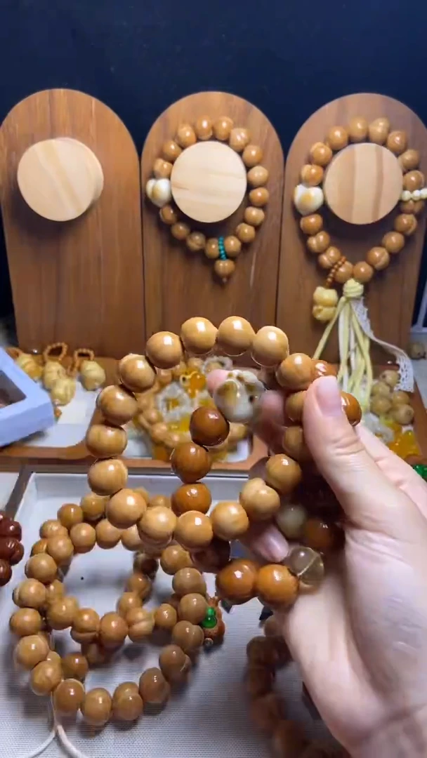 手串猴头核桃全品纯手工爱心吊坠手串