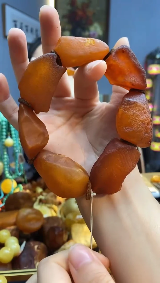 未镶嵌琥珀手串手串
