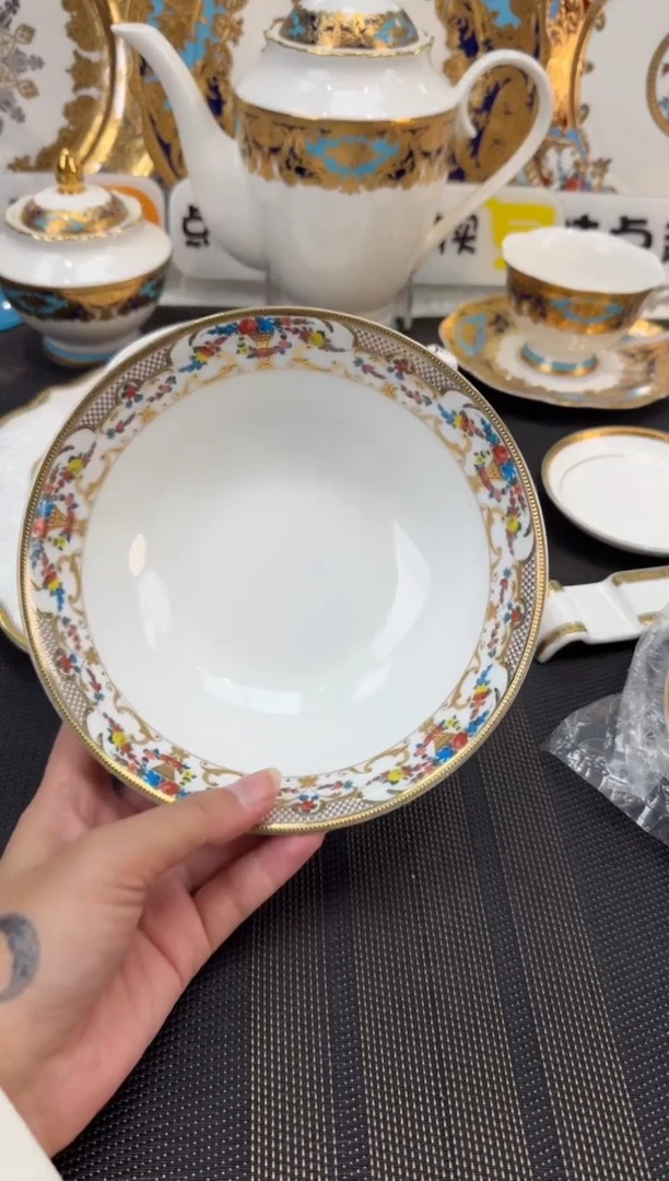 瓷片6英寸水果碗两个福利