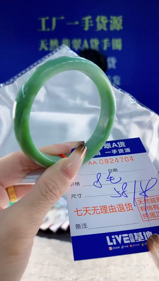 未镶嵌手镯翡翠04天然翡翠A货