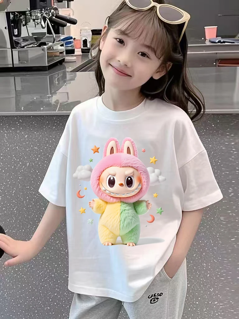 【现货】夏季新款棉质好看百搭女童半袖T恤