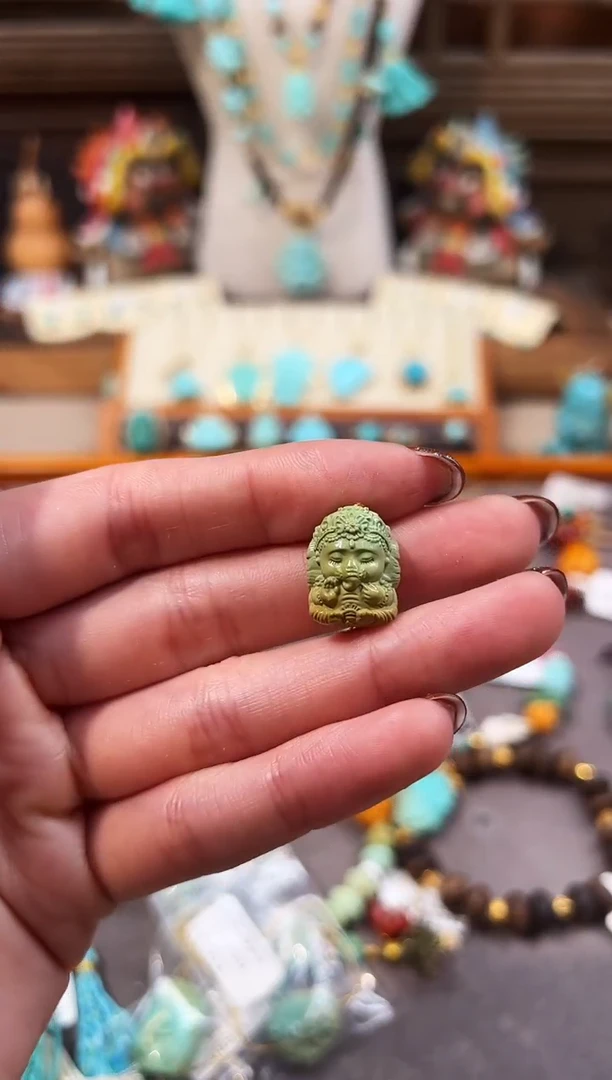 未镶嵌绿松石配饰象神