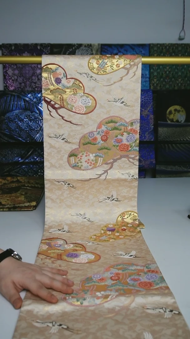 【闪购商品】织绣织锦56松针仙鹤1800织