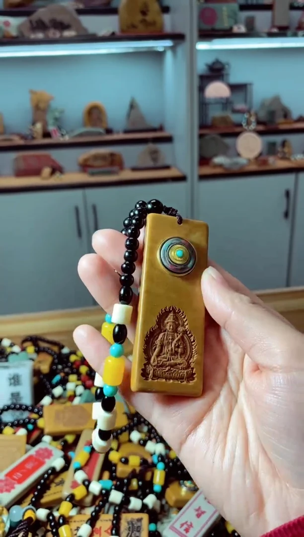 石材马  石头把件挂件