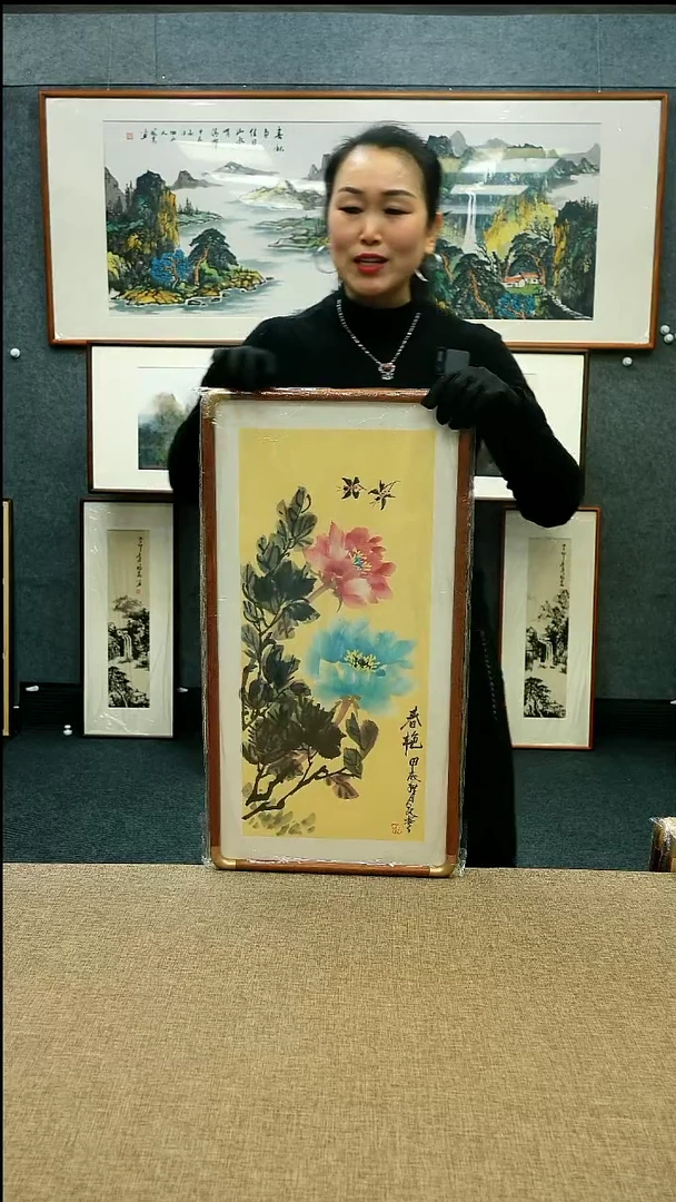 【闪购商品】国画33*66夏寒老师花鸟