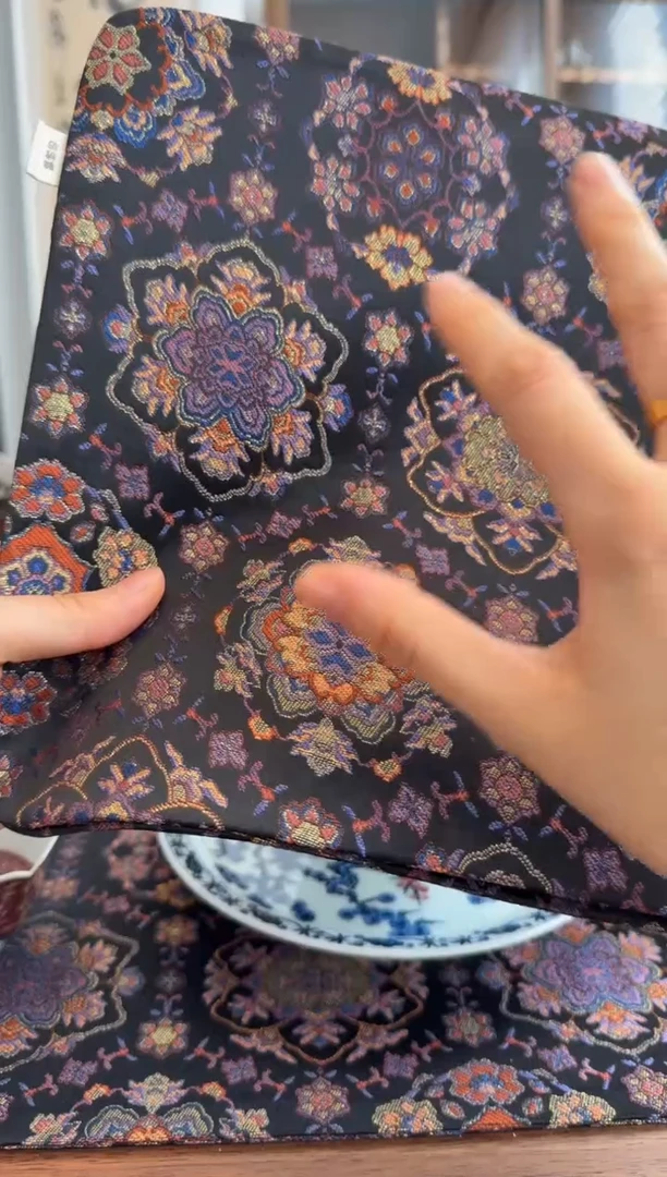 66x37cm大号黑紫金茶席