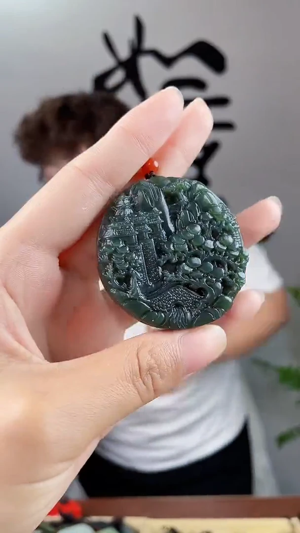 和田玉未镶嵌颈饰拍一发一，多样性发货