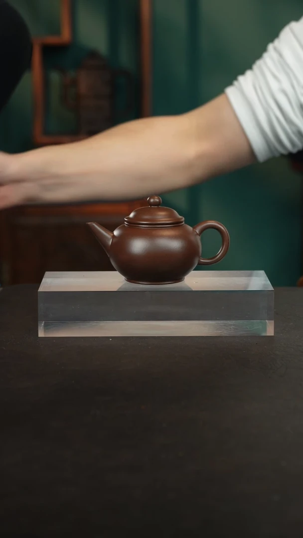 【闪购商品】紫砂茶壶16紫泥水平