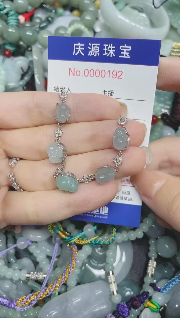翡翠未镶嵌颈饰473