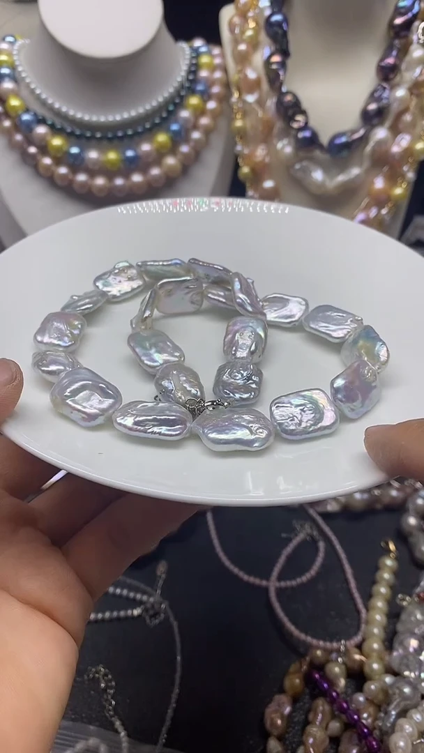 颈饰未镶嵌淡水珍珠多人