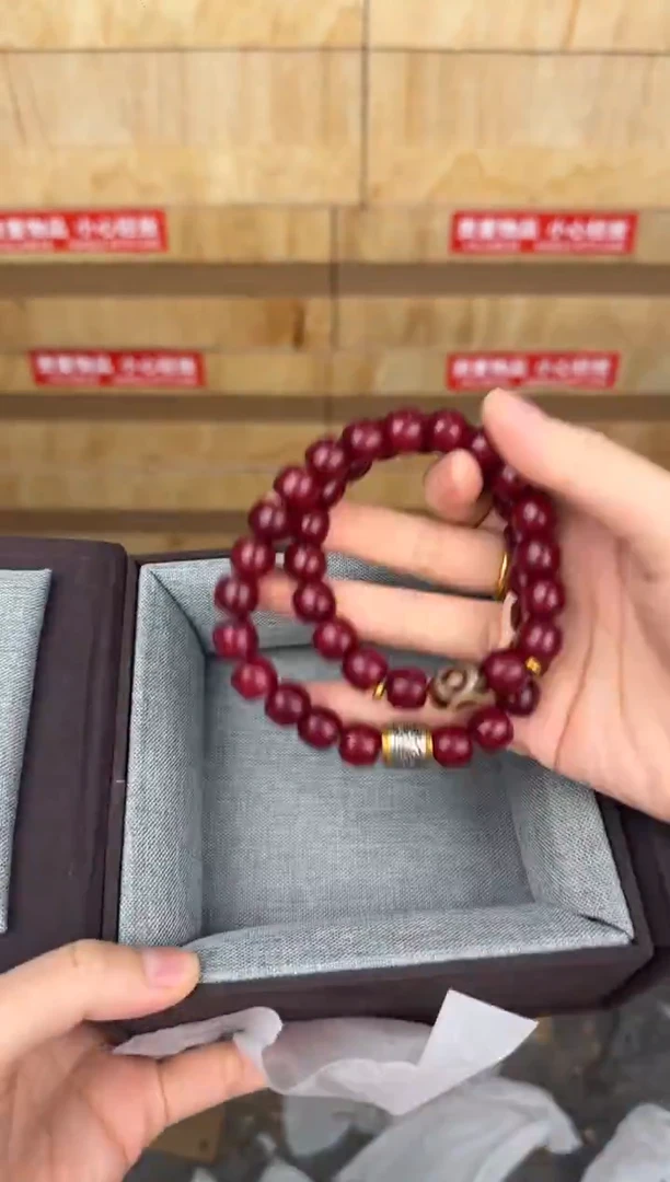 慈木器文玩阁天珠红菩提链接@@YS895