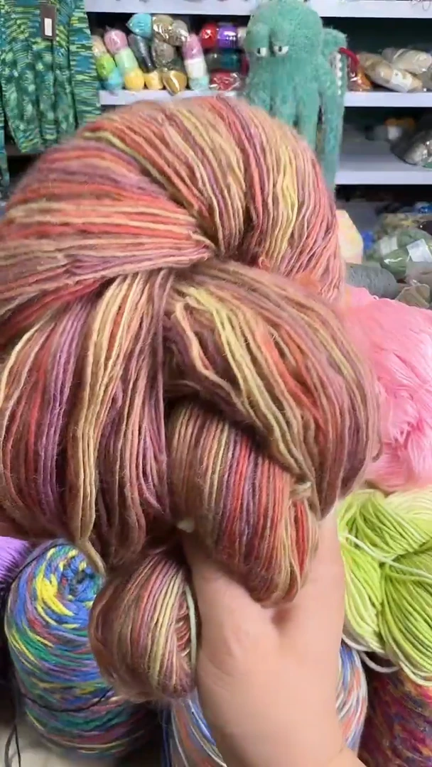 羊毛纯羊毛魔球干枯玫瑰1斤