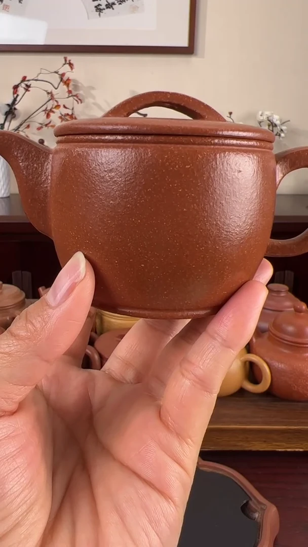 【闪购商品】紫砂茶壶黄降坡汉瓦壶150CC