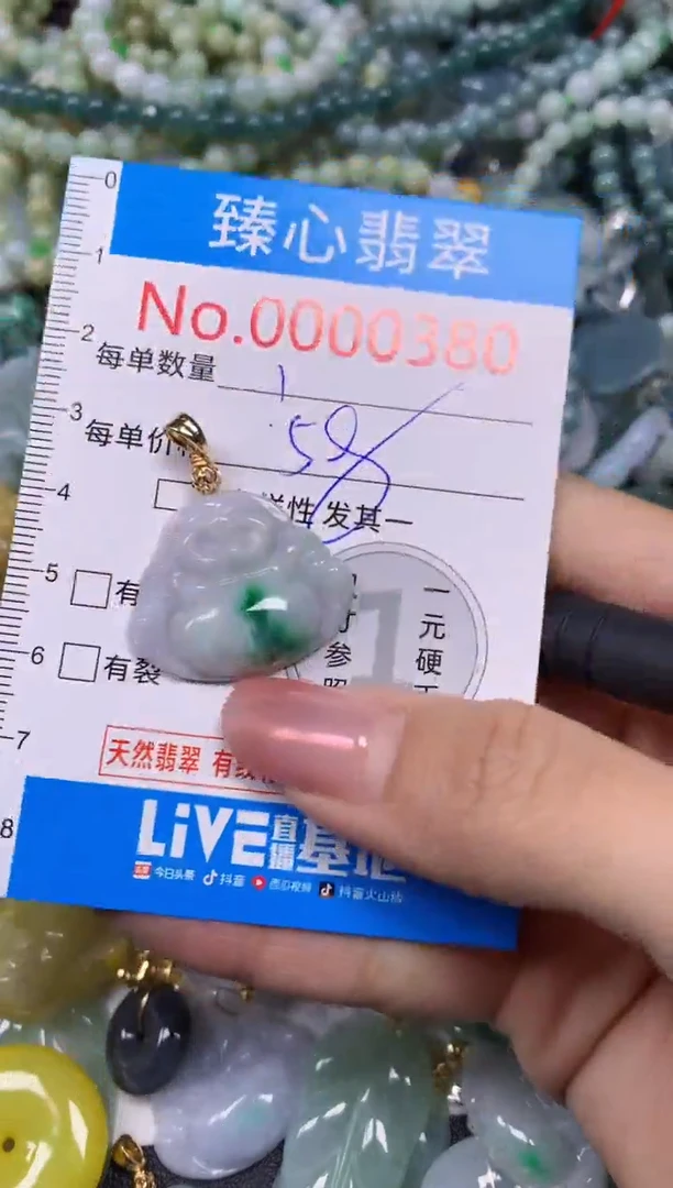 【闪购商品】翡翠颈饰未镶嵌含绳000380