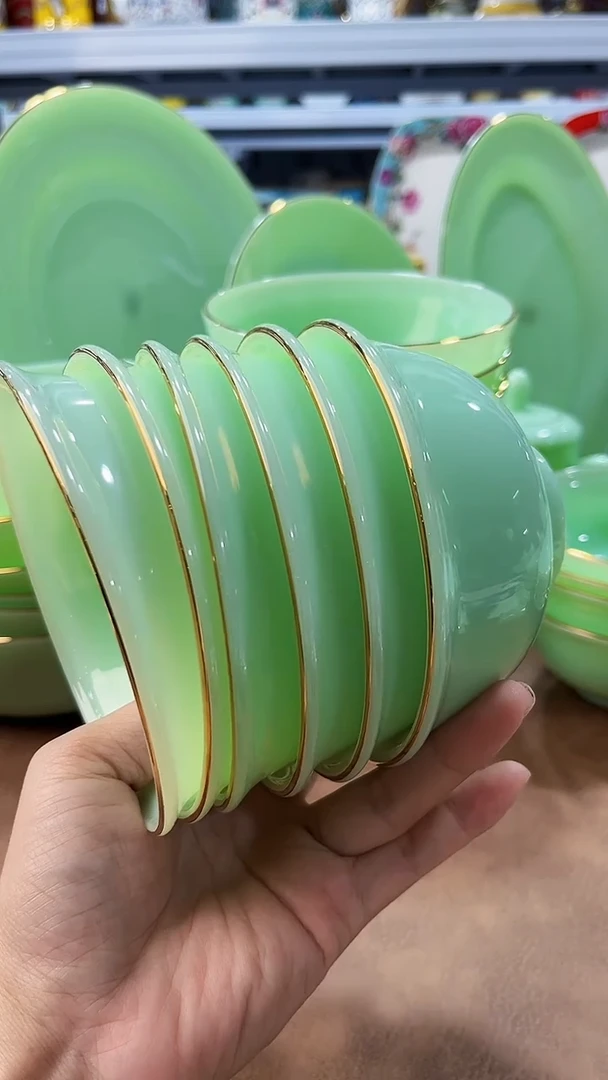 玉瓷4.5英寸饭碗6个景德镇餐具