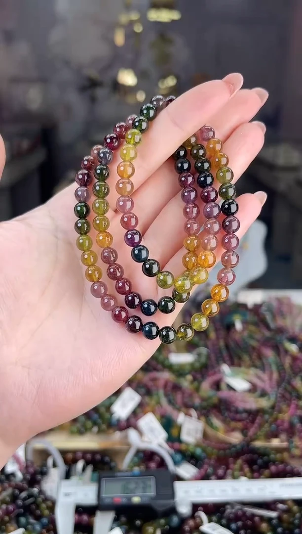 【闪购商品】碧玺/未镶嵌5mm+碧玺多圈多样性发货