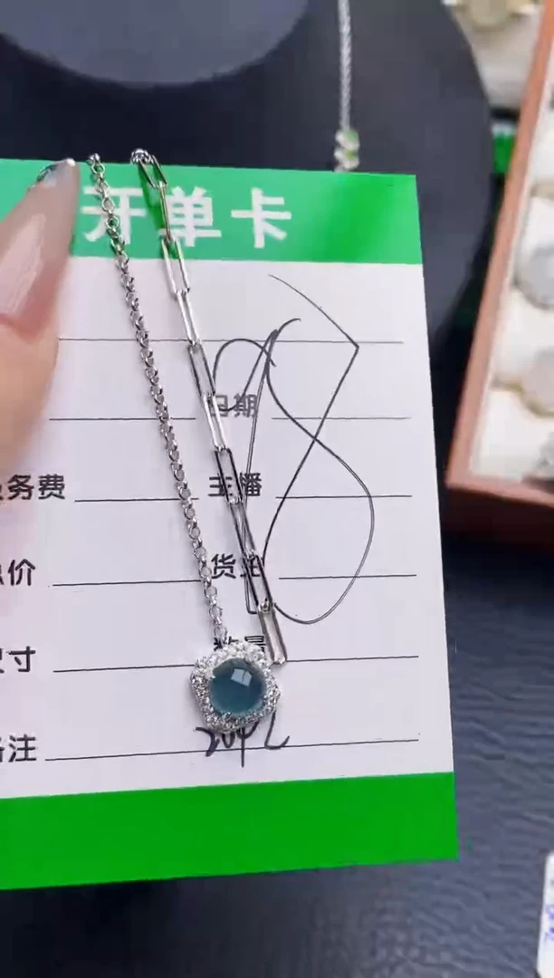 银S925镶嵌戒指翡翠2042