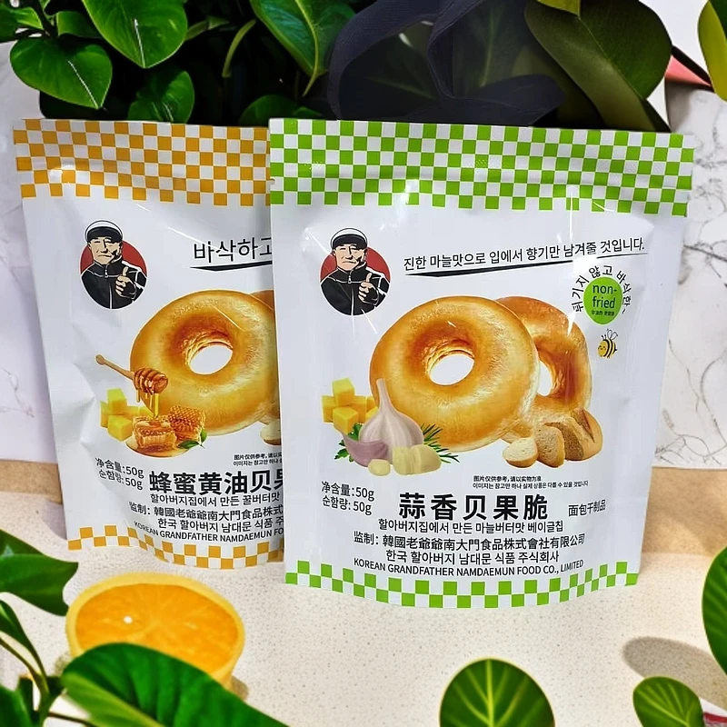 老爷爷牌蒜香贝果脆蜂蜜黄油贝果脆