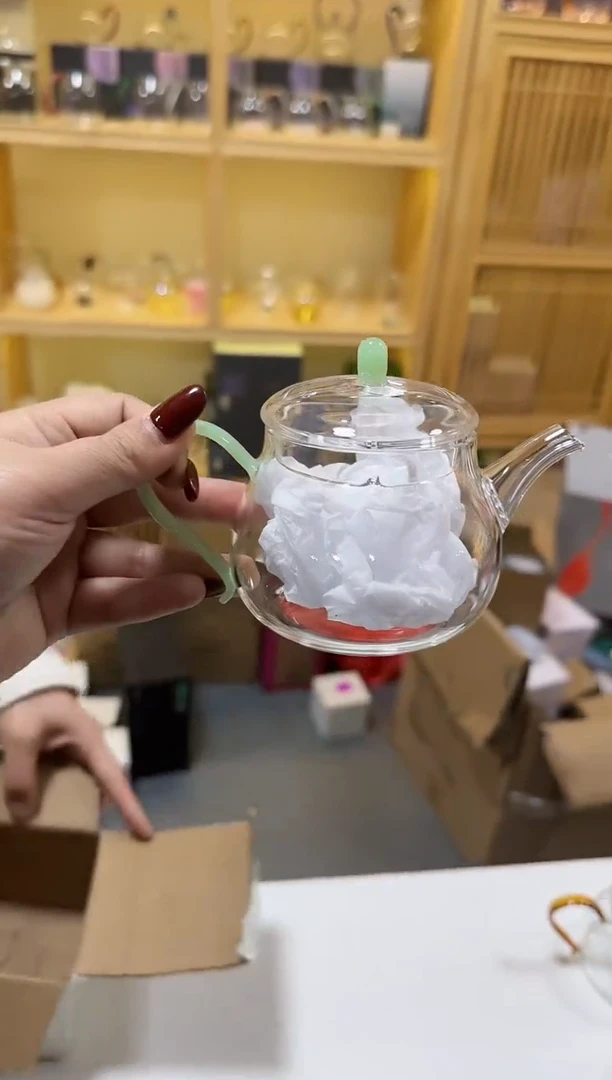 【闪购商品】绿玉青云壶高硼硅