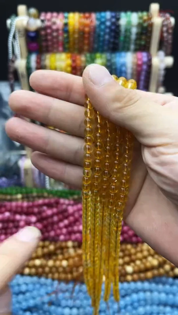 未镶嵌玛瑙/玉髓珠宝半成品卡6黄晶