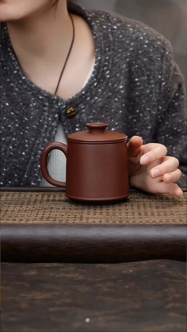 茶杯紫砂三件套底槽青新品