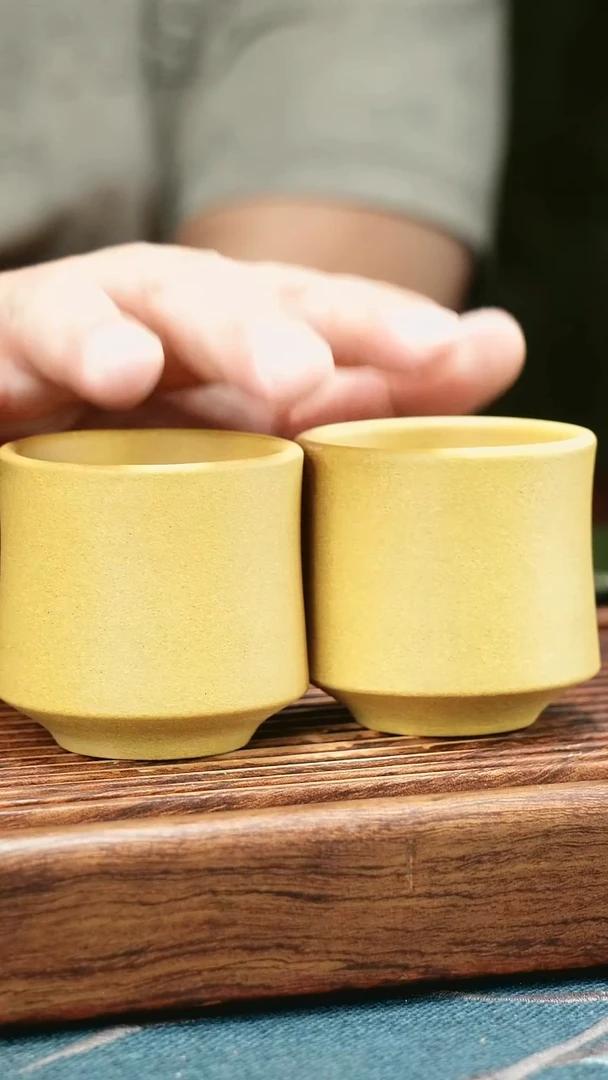 茶杯紫砂段泥小小杯（微微瑕不退不换）