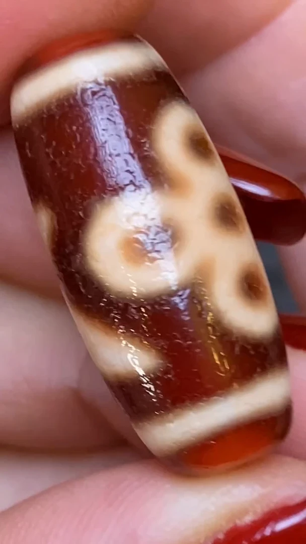 泥塑红肉五闪 单珠