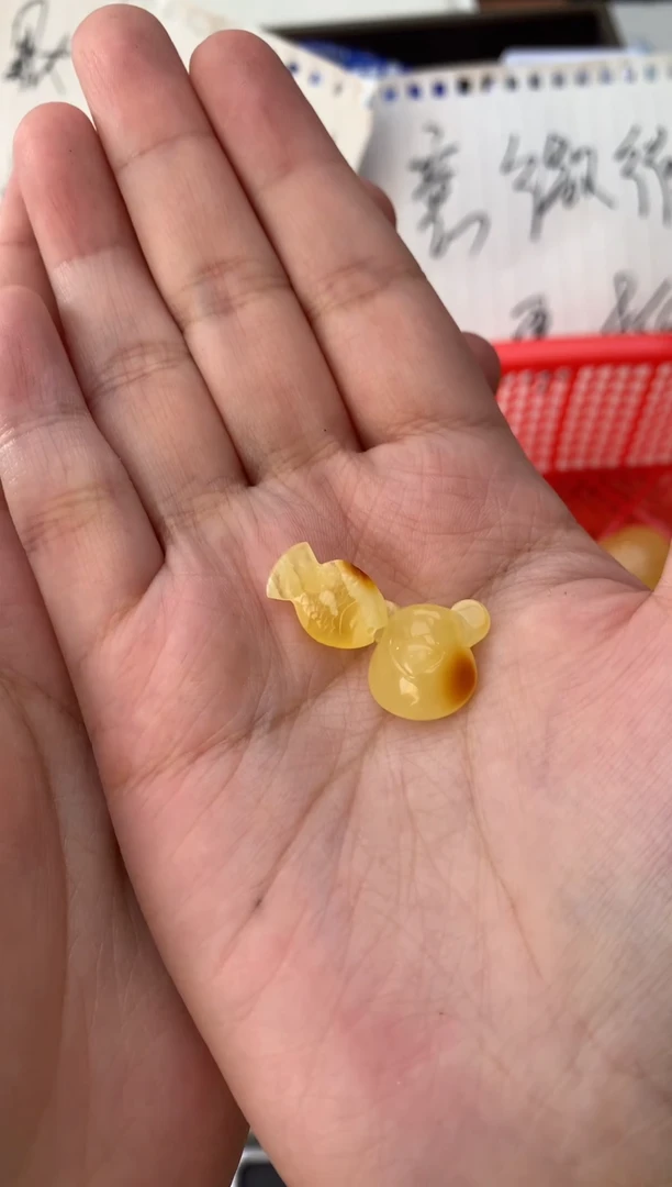 【闪购商品】琥珀珠宝奇石未镶嵌058琥珀蜜蜡 2发一