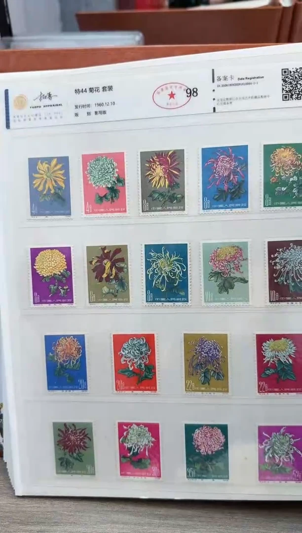 特44  菊花    套票