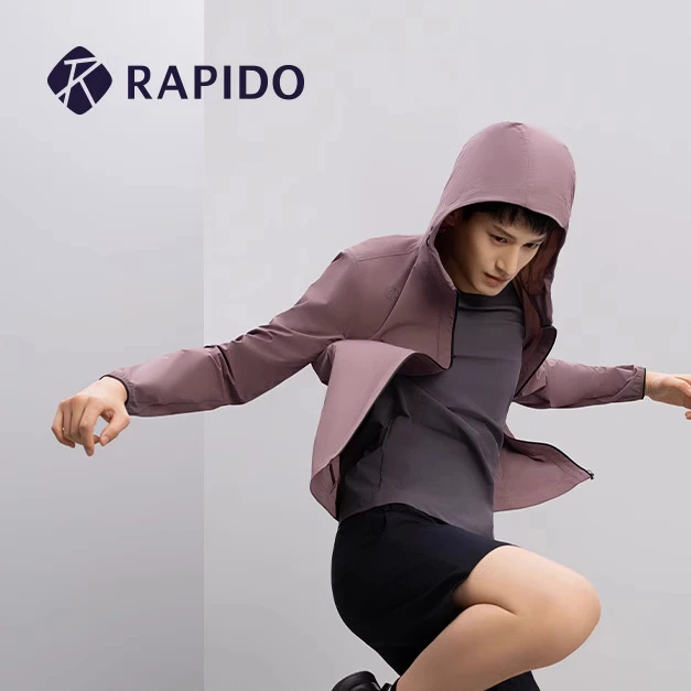 【新品】RAPIDO雳霹道25春夏男士休闲轻薄连帽夹克外套CN5439J07
