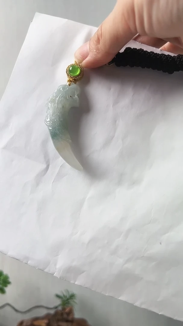 【闪购商品】翡翠颈饰未镶嵌龙牙